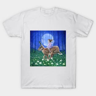 Spring Moon Hare Fairy T-Shirt